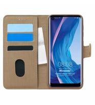 Microsonic Reeder P13 Blue Max Pro Kılıf Fabric Book Wallet Gold