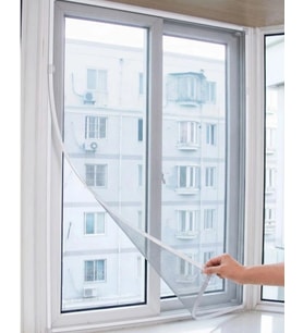 Pencere Sineklik Tülü 100x150 CM Çift Taraflı Bant Hediyeli Kesilebilir Tül Sineklik Seti