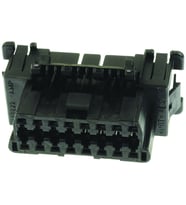 TE Connectivity 348822-2 15 Adet Dişi Konnektör Soketi ECU Sensör Kablo Tesisatı Motor Bölmesi Otomotiv Fiş Gövdesi