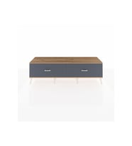 Hyperion TV Ünitesi 2 Çekmeceli  176x44x51 Aytaşı-Çam/Antrasit