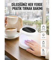 Lexroo Kalıcı Oje Kurutucu UV Led Teknolojisi Taşınabilir Mini Tırnak Kurutucu
