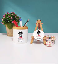 Baba Kalemlik ve Anahtarlık Hediye Seti