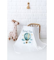 Pia Baby Premium %100 Pamuk Çift Kat Penye Bebek Battaniyesi 80x80 cm 5023-11 (Krem)