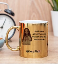 Kişiye Özel Sen Onu da Soğutursun Esprili Gold Kupa Bardak