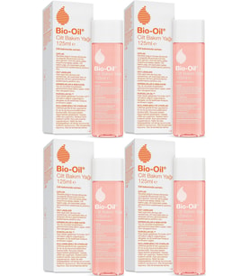 Bio-Oil Çatlak Oluşumunu Önleyici Cilt Bakım Yağı 125ML (Yeni Formül) (4 Lü Set)