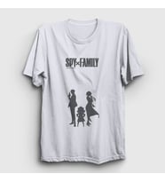 Presmono Unisex Beyaz Poster V2 Anime Spy X Family T-Shirt 318503tt (Beyaz)