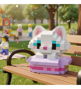 LZ-8641 KEDİ 170 PARÇA BLOCK OYUNCAK-MİNİ POŞET