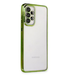 Galaxy A33 5G Kılıf Lensli Silikon - Yeşil
