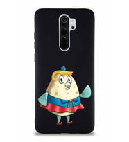 Xiaomi Redmi Note 8 Pro Soft Premier Kapak Bayan Puff Tasarımlı Silikon Kılıf - Siyah (Şeffaf)