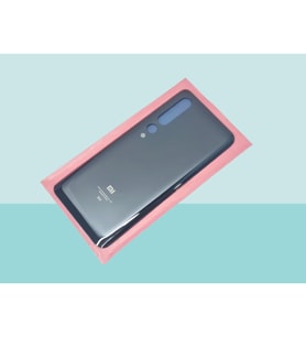 Tkgz - Xiaomi Mİ 10 Arka Kapak Batarya Kapağı - 5G SİYAH