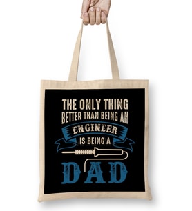 Happy Father Engineer 01 Bez Çanta Uzun Saplı