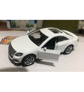 Oyuncak Metal Model Araba Açılır Kapı 1/36 Çek Bırak Beyaz Bentley