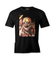 Naruto - Fire Siyah Erkek Tshirt