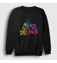 Presmono Unisex Siyah A Head Full Of Dreams Coldplay Sweatshirt 468468tt