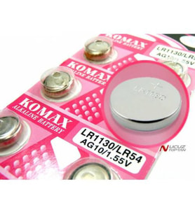 Komax AG10/LR1130/LR54 Saat Pili 10lu Paket