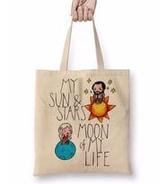Khaleesi ve Khal Drogo Bez Çanta Uzun Saplı