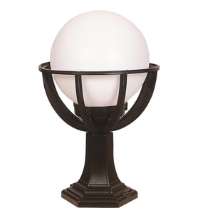 AVONNI BSU-68080-BSY-M6-KOP Siyah Boyalı Dış Mekan Aydınlatma E27 ABS Polietilen Cam 30cm