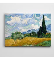 Vincent Van Gogh Wheat Field With Cypresses Kanvas Tablo