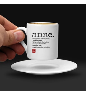 ANNE TANIMI TÜRK KHVESİ FİNCANI