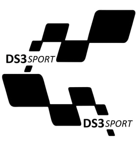 ds3 sport Etiket Yapıştırma 30cmx11cm MMD195