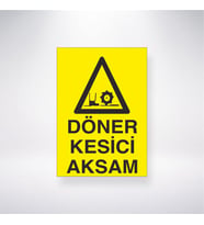 Döner Kesici Aksam 21x28 Arkası Yapışkanlı Levha