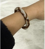 Chichibeads Vintage Tonlarda Boncuk İşlemeli Bileklik