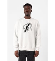 Steins Gate Okabe and Kurisu Beyaz Erkek 2ip Sweatshirt