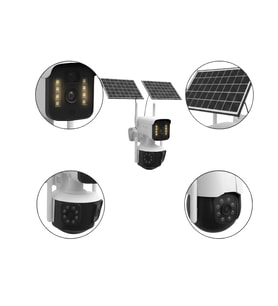 Mey İthalat® Güneş Enerjili Çiftlik Kamerası 9MP 4G SIM Kartlı Solar Güvenlik Kamerası 2 Yıl Garantili