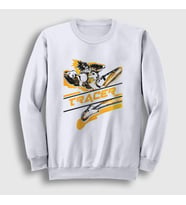 Presmono Unisex Beyaz Tracer Oyun Overwatch Sweatshirt 363021tt