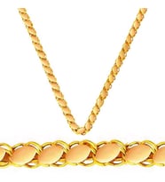 Pullu 14 Ayar 65 cm Halep Zincir Kolye ZKU234