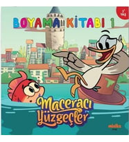 Maceracı Yüzgeçler Boyama Kitabı 1