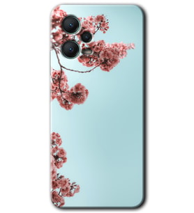 Redmi Note 12 5G Kılıf HD Desen Baskılı Kılıf - Japon Çiçeği