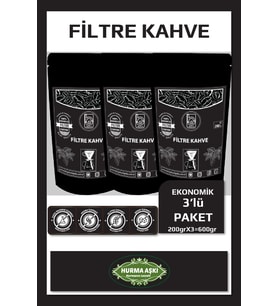 Bilgetürk Filtre Kahve 200GrX3=600Gr