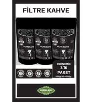 Bilgetürk Filtre Kahve 200GrX3=600Gr