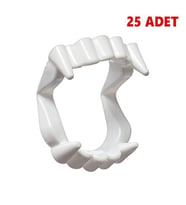 Plastik Vampir Diş (25 Adet)