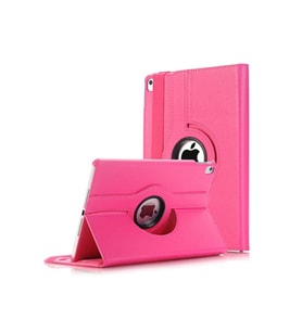 Apple iPad 9.7 2018 (6.Nesil) Uyumlu Zore Dönebilen Standlı Kılıf (K.Pembe)