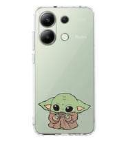 Xiaomi Redmi Note 13 4G Uyumlu Baby Yoda Desenli Şeffaf Telefon Kılıfı