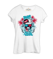 That Cool - Kurukafa Beyaz Kadın Tshirt