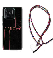 Xiaomi Poco X3 Pro M4 Pro X4 Pro C40 10C Kılıf Boyun Asklı Rasta Silikon Meow 1657