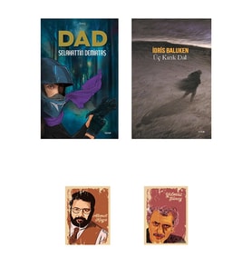 Selahattin Demirtaş Kitapları - Dad- Üç Kırık Dal Idris Baluken - Not defteri seti (Renksiz)