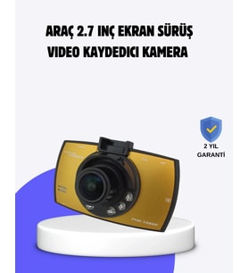 Full Hd Araç Kamerası G Sensor Gece Görüşlü Dash Cam
