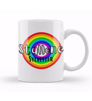 Sylvester Stallone  Retro Rainbow Style Kupa Bardak Porselen