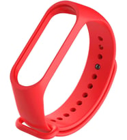 Xiaomi Mi Band 5 için Silikon Kordon Kırmızı [Mi Band 5 ile Uyumlu Kordon - Kırmızı]