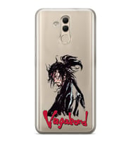 Huawei Mate 20 Lite Uyumlu Vagabond Anime Desenli Şeffaf Telefon Kılıfı