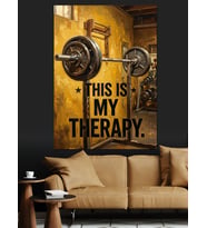 This Is My Therapy Dekoratif Kanvas - Mdf Ahşap Tablo
