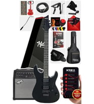 Midex GRX-300-50-AMP Profesyonel Elektro Gitar Seti 50 Watt Gainli Şarjlı Bluetooth'lu Amfi ve Full Set