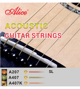 Alice A207-SL Akustik Gitar Teli (11-52 Super Light)  Bakır Alaşımı Sayesinde Gelişmiş Rezonans Dayanıklı Yapı ve Dengeli Ses