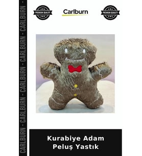 Kurabiye Adam Peluş Yastık Çocuk Yastığı Stil Sahibi Oda Aksesuarı