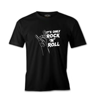 It's Rock N Roll Siyah Erkek Tshirt