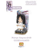 Loz Micro Anime Serisi 1343 Modeli 249 Parça Dekoratif Oyuncak Yapım Seti Yapı Blok FFLZ-1343